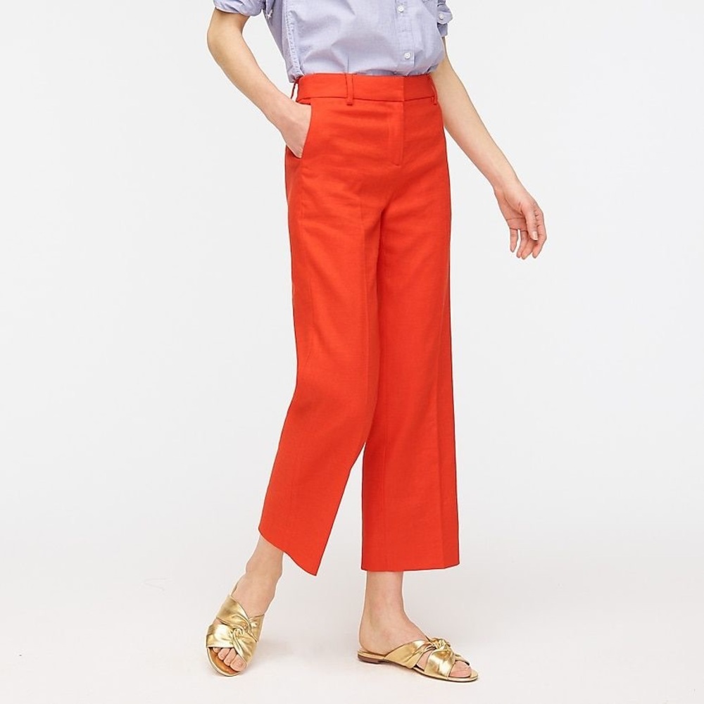 NWT J. Crew Peyton Pant in Stretch Linen